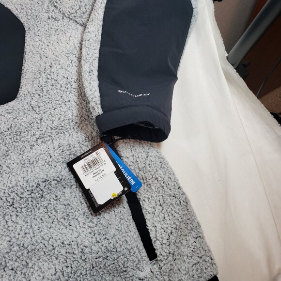 Columbia Titanium Arctic Crest Sherpa Full Zip Fleece Jacket Gray Men's Sz 2X - Picture 10 of 14